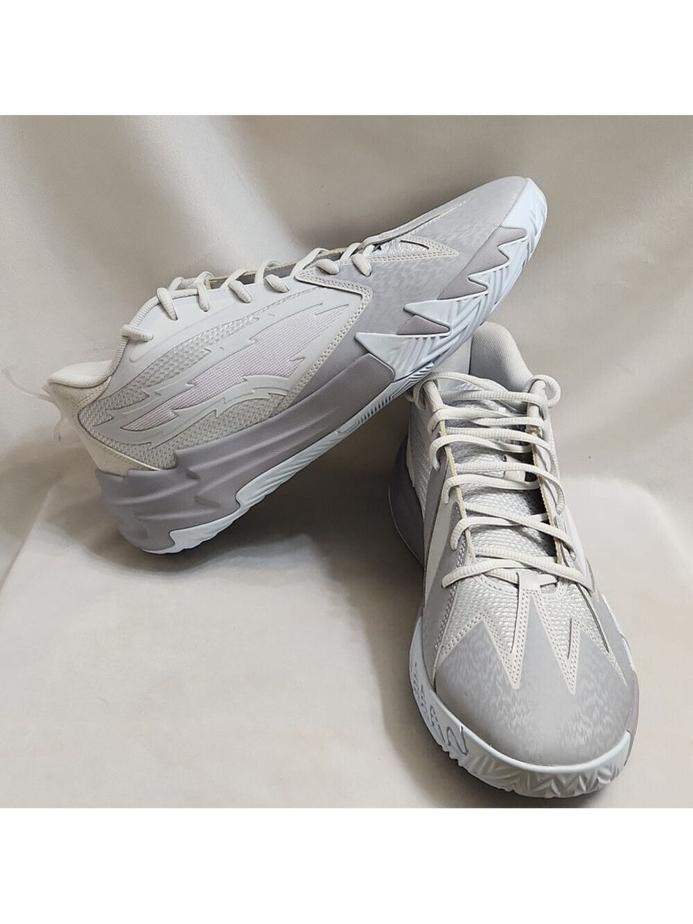 Puma Basketball Scoot Zeros Grey Ice Basketball Sneakers (M Size 10.5)